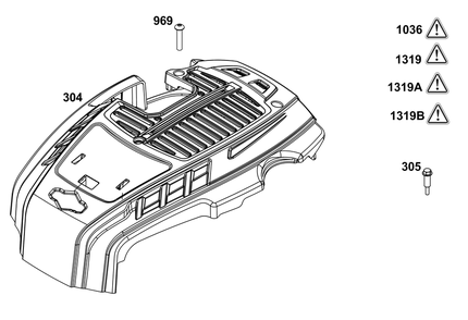 Blower Housing Group Diagram and Parts List for 125P02-0067-F1 100000 - 19Z999 Briggs and Stratton Engine